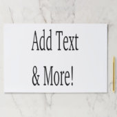 文字の追加カスタマイズ自分のパーソナライズされた ペーパーパッド (インサイチュ)