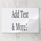 文字の追加カスタマイズ自分のパーソナライズされた ペーパーパッド (折り畳み)