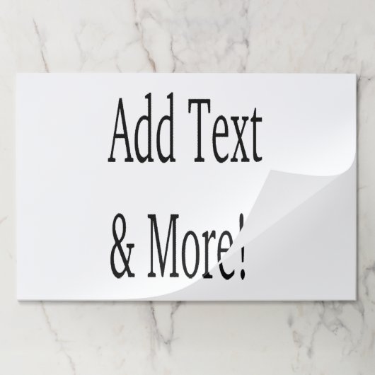 文字の追加カスタマイズ自分のパーソナライズされた ペーパーパッド (折り畳み)