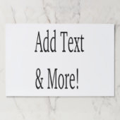 文字の追加カスタマイズ自分のパーソナライズされた ペーパーパッド (正面)