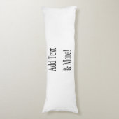 文字の追加カスタマイズ自分のパーソナライズされた ボディピロー (正面縦)