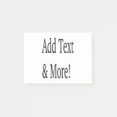 文字の追加カスタマイズ自分のパーソナライズされた ポストイット (正面)