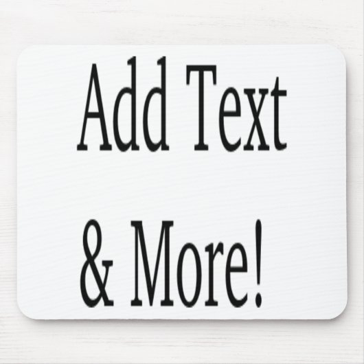 文字の追加カスタマイズ自分のパーソナライズされた マウスパッド (正面)