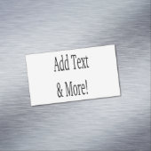 文字の追加カスタマイズ自分のパーソナライズされた マグネット名刺 (インサイチュ)