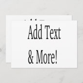 文字の追加カスタマイズ自分のパーソナライズされた メニュー (正面/裏面)