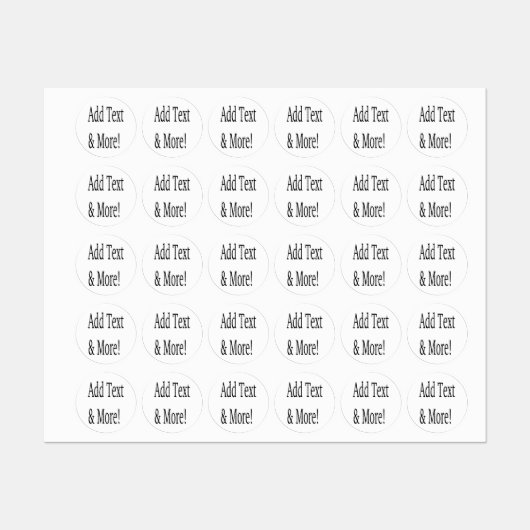 文字の追加カスタマイズ自分のパーソナライズされた ラベル (シート)