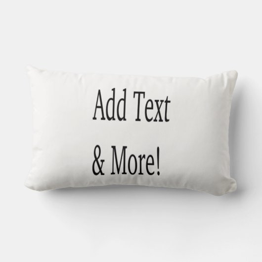 文字の追加カスタマイズ自分のパーソナライズされた ランバークッション (裏面)