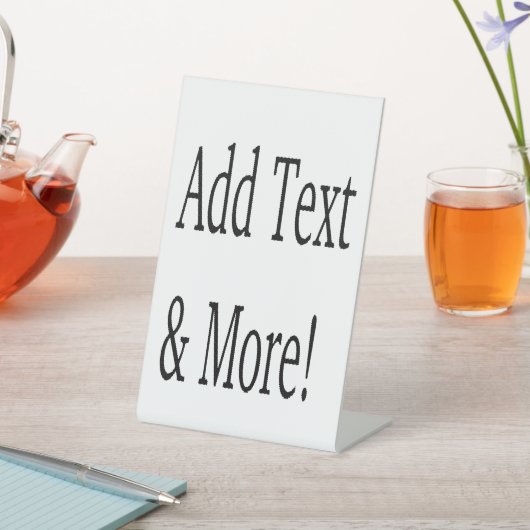 文字の追加カスタマイズ自分のパーソナライズされた 台座サイン (インサイチュ)