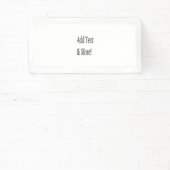 文字の追加カスタマイズ自分のパーソナライズされた 横断幕 (インサイチュ)