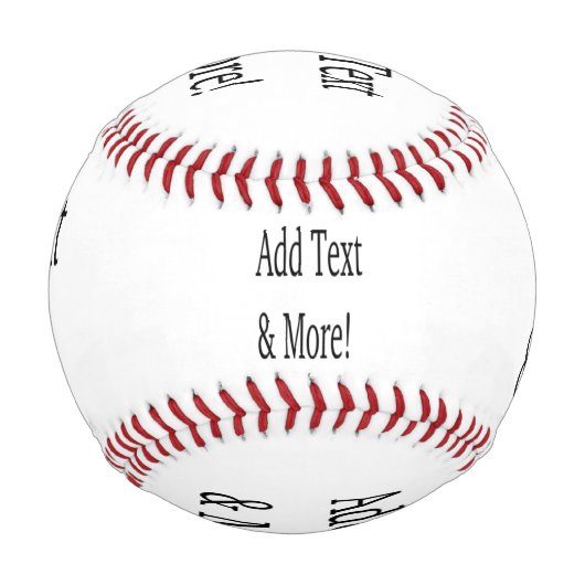 文字の追加カスタマイズ自分のパーソナライズされた 野球ボール (裏面)