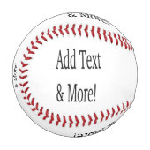 文字の追加カスタマイズ自分のパーソナライズされた 野球ボール (正面左)