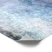 文字の追加カスタムヴィンテージ宝石トーングランジ ポスター (角)