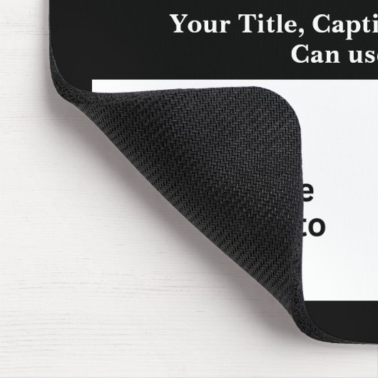 文字の追加、電車の写真はこちら4つの四角形の写真 マウスパッド (コーナー)