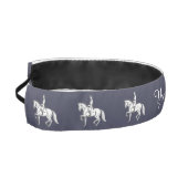 文字の馬場馬術の馬のPiaffeのカスタムなシルエット アスレチックヘッドバンド (左)