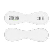 文字はっきりした"Groomsman"カスタムウェディングパーティー 野球ボール (パネル)