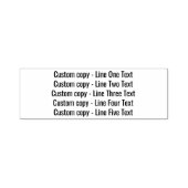 文字をお気に入りの追加する – Five Lines Sans Serif セルフインキングスタンプ (デザイン)