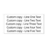 文字をお気に入りの追加する – Five Lines Sans Serif セルフインキングスタンプ (デザイン)