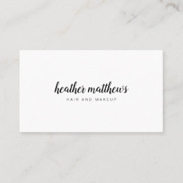 文字を入れられる最小主義のモダンな専門手 名刺