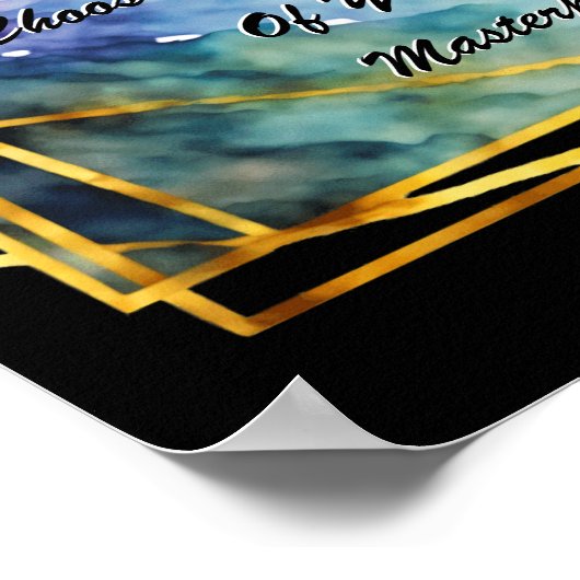 文字を変える事が出来る、ライフのキャンバス色彩の鮮やかは ポスター (角)