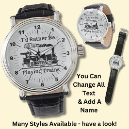 文字を変える私は電車遊の鉄道になりたい 腕時計