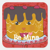 文字を大事な行事シールに合わせて変更 スクエアシール (正面)