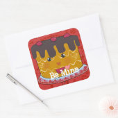 文字を大事な行事シールに合わせて変更 スクエアシール (封筒)