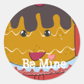 文字を大事な行事シールに合わせて変更 ラウンドシール (正面)