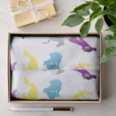 文字を持つ動物。子供のアルファベットかわいい 薄葉紙 (ギフト)