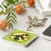 文字を持つ愚か者Keychain キーホルダー (側面)