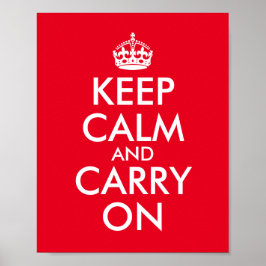 文字を編集して独自のKeep Calm and Carry On ポスター