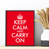 文字を編集して独自のKeep Calm and Carry On ポスター