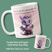 文字を追加すると、あなたは火の木の暖かさ、ドラゴン コーヒーマグカップ