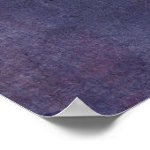 文字を追加カスタムする濃い紫の薄暗いグランジ ポスター (角)