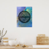 文字アルコカスタムールインオーガニッククの追加 ポスター (キッチン)