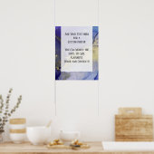 文字アルコカスタムールインオーガニッククの追加 ポスター (キッチン)