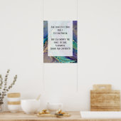 文字アルコカスタムールインオーガニッククの追加 ポスター (キッチン)