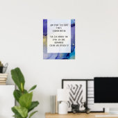 文字アルコカスタムールインオーガニッククの追加 ポスター (ホームオフィス)