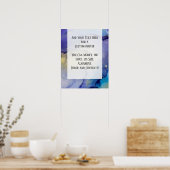 文字アルコカスタムールインオーガニッククの追加 ポスター (キッチン)