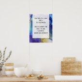 文字アルコカスタムールインオーガニッククの追加 ポスター (キッチン)