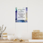 文字アルコカスタムールインオーガニッククの追加 ポスター (キッチン)