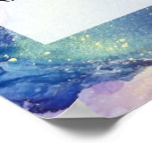 文字アルコカスタムールインカラフルクの追加 ポスター (角)