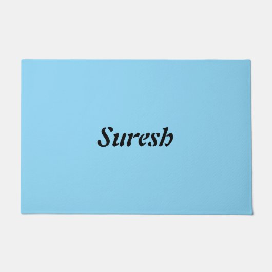 文字ウェルカムドースタイリッシュマット – Entryway Rug ドアマット (正面)