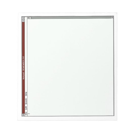 文字エディタ – メモ帳 (正面)