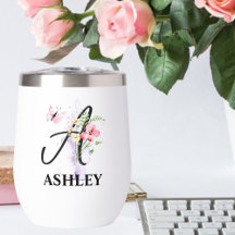 文字エレガントをモノグラム名でスクリプパーソナライズされたトする