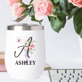 文字エレガントをモノグラム名でスクリプパーソナライズされたトする