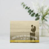 文字オーバーレイ日付カードを保存 – Mustard 案内ポストカード (スタンド正面)