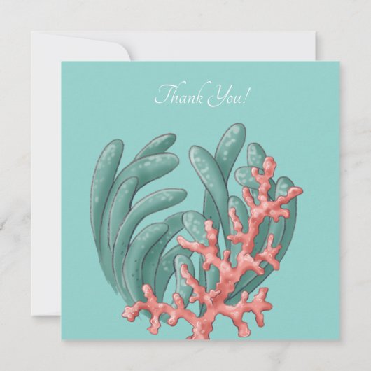 文字カスタムかわいい人魚とシーライフBFF ノートカード (裏面)