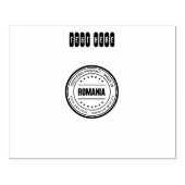 文字カスタムここにロゴまたはイメージウッドアートスタンプ ラバースタンプ (インプリント)