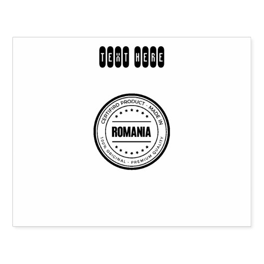 文字カスタムここにロゴまたはイメージウッドアートスタンプ ラバースタンプ (インプリント)