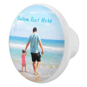 文字カスタムと写真セラミックノブ自分のデザイン セラミックノブ (右)